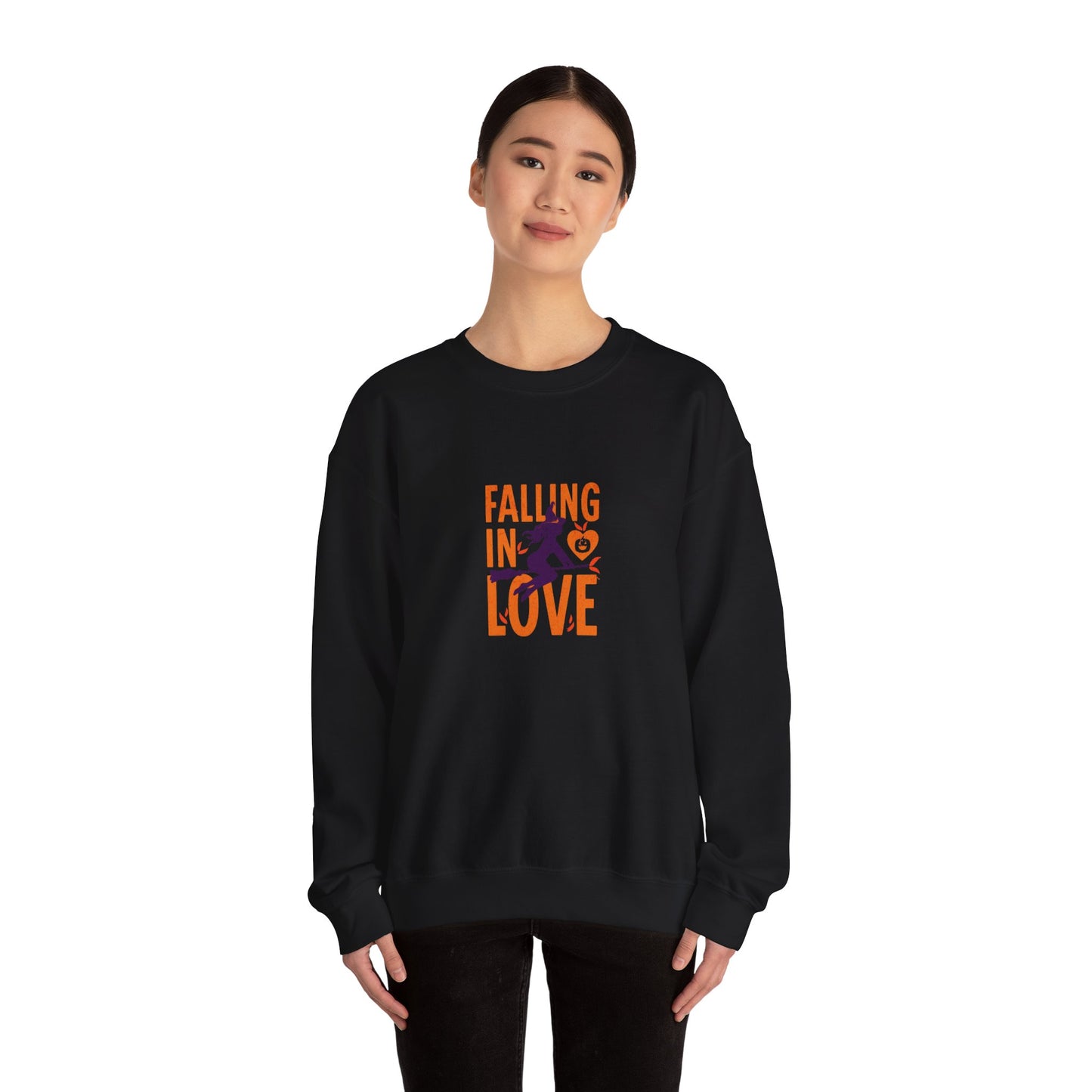 Falling In Love Women's Heavy Blend™ Crewneck Sweatshirt