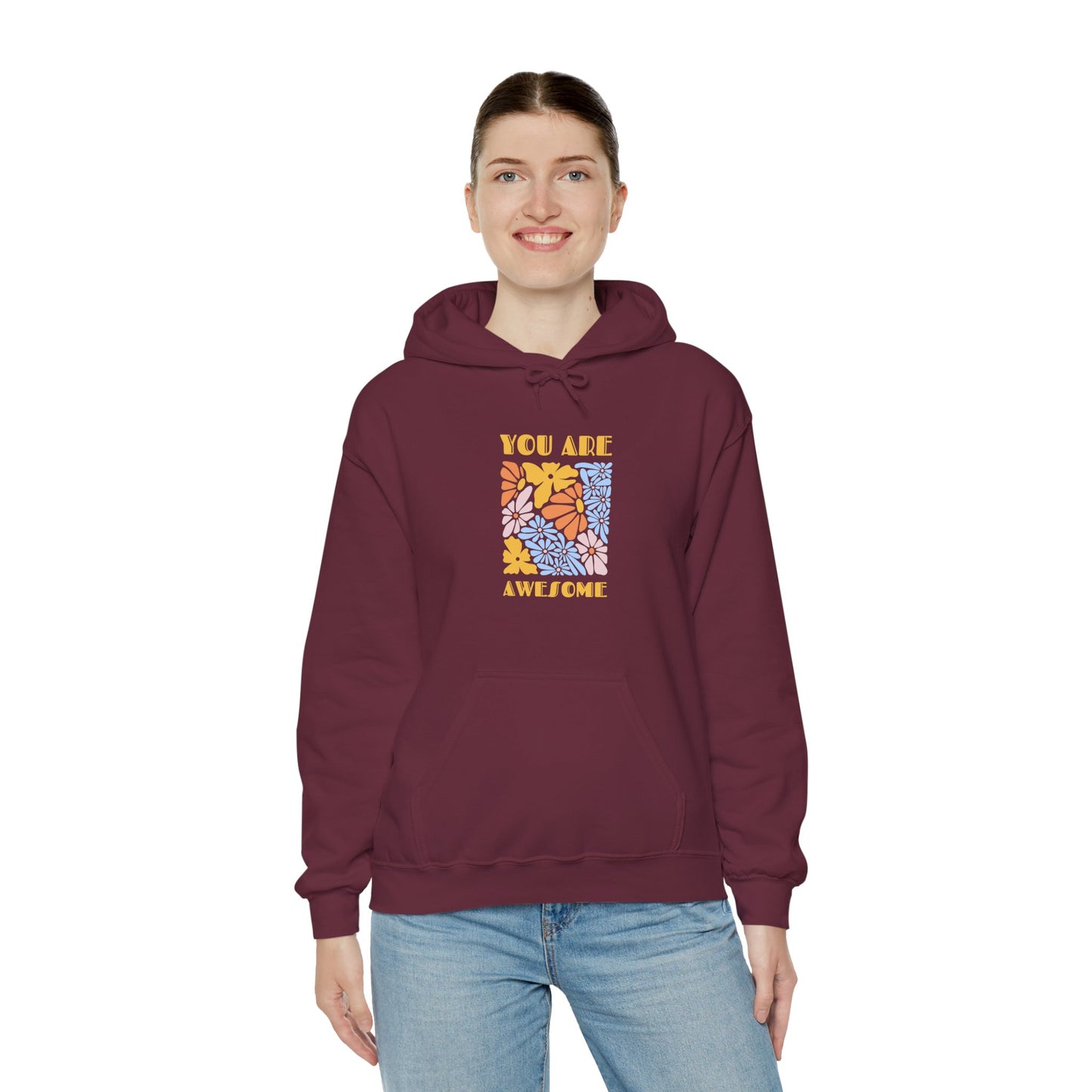 You Are Awesome Unisex Heavy Blend™ Hooded Sweatshirt