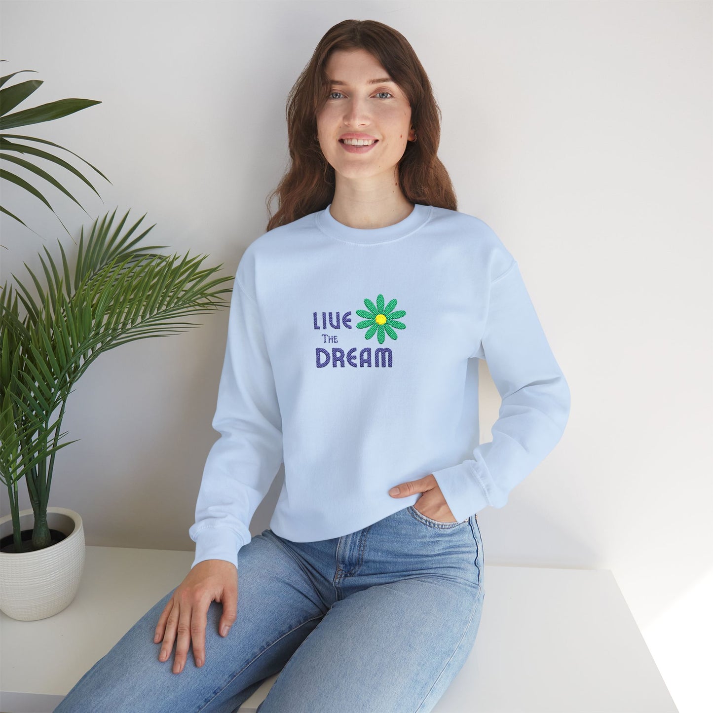 Live The Dream Unisex Heavy Blend™ Crewneck Sweatshirt