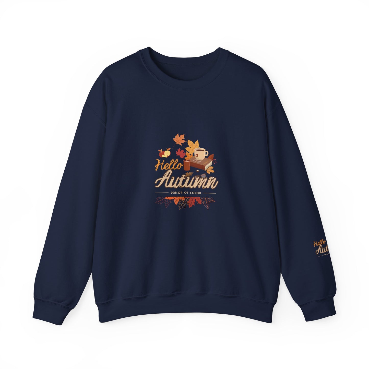 Hello Autumn Season Of Colour Unisex Heavy Blend™ Crewneck Sweatshirt