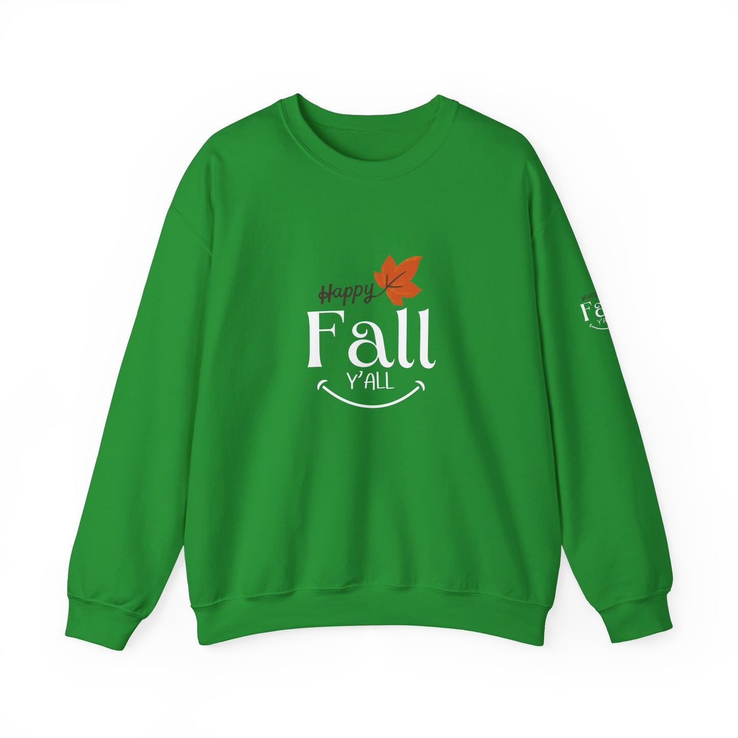 Happy Fall Y'all Unisex Heavy Blend™ Crewneck Sweatshirt