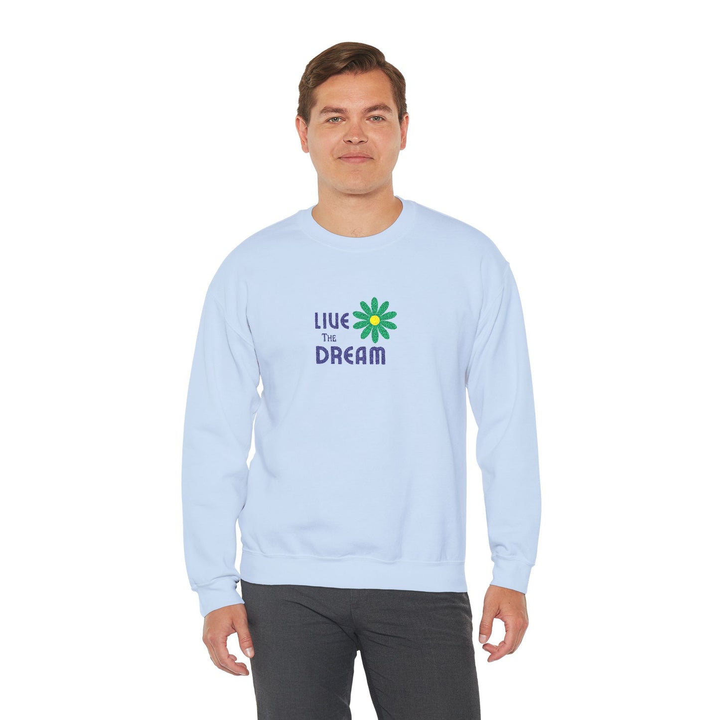 Live The Dream Unisex Heavy Blend™ Crewneck Sweatshirt