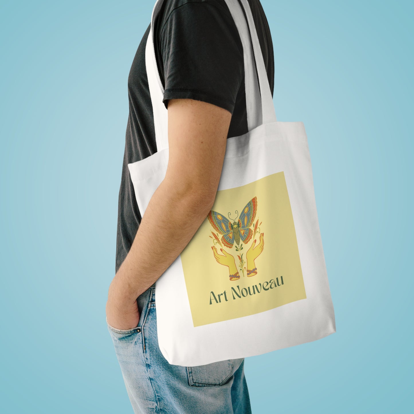Art Nouveau Cotton Tote Bag