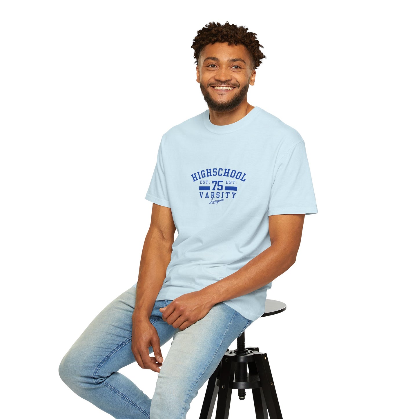 High School Varsity League Unisex Garment-Dyed T-shirt