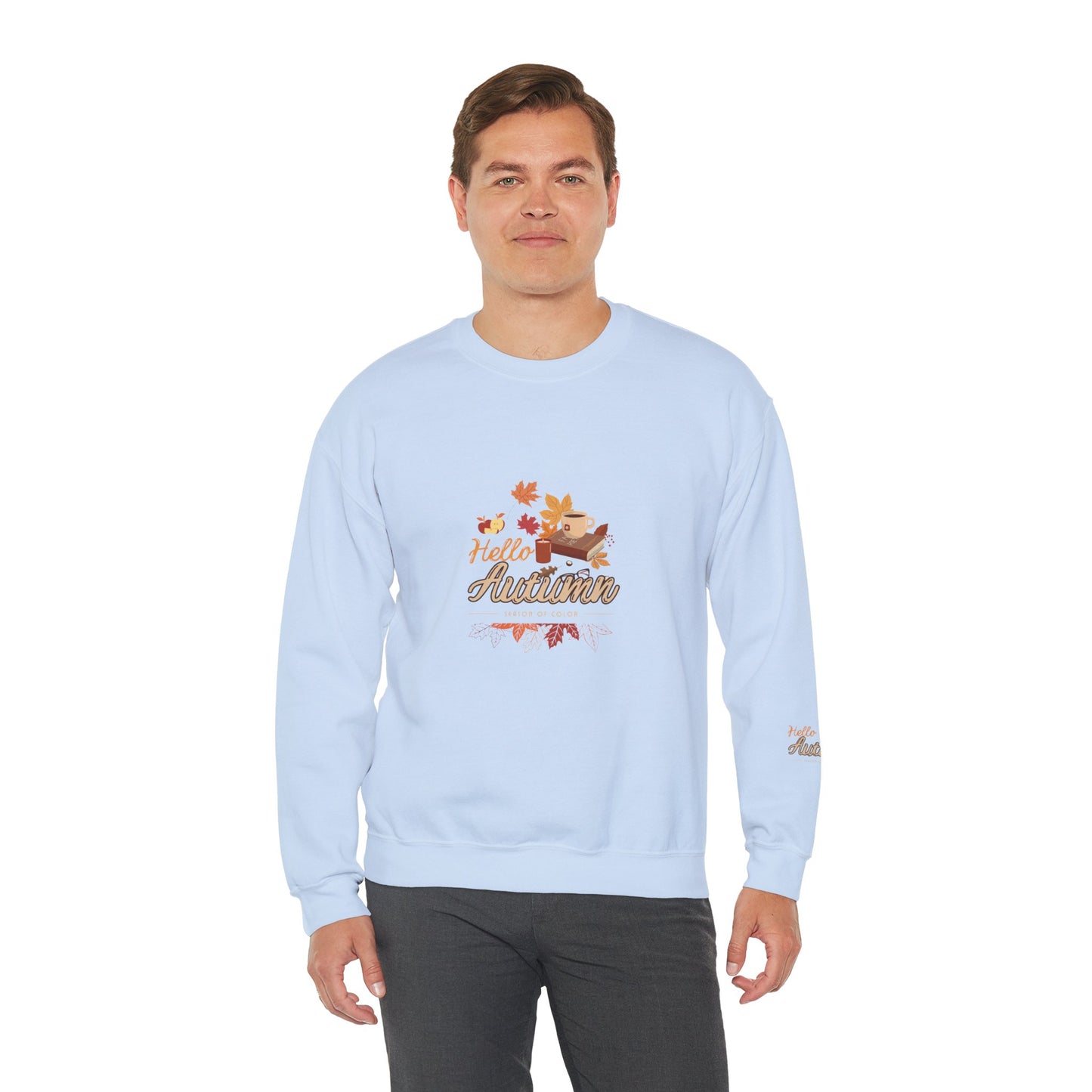 Hello Autumn Season Of Colour Unisex Heavy Blend™ Crewneck Sweatshirt