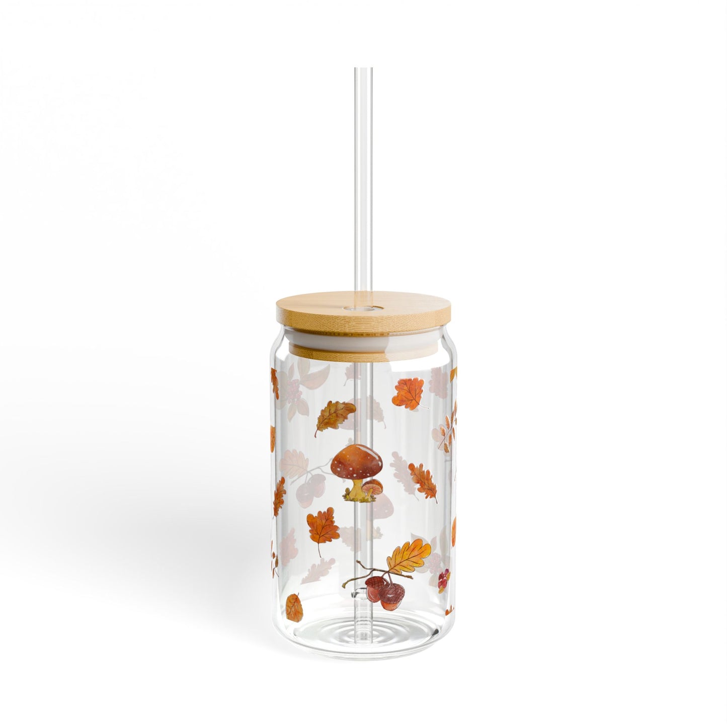 Autumn Hues Sipper Glass, 16oz
