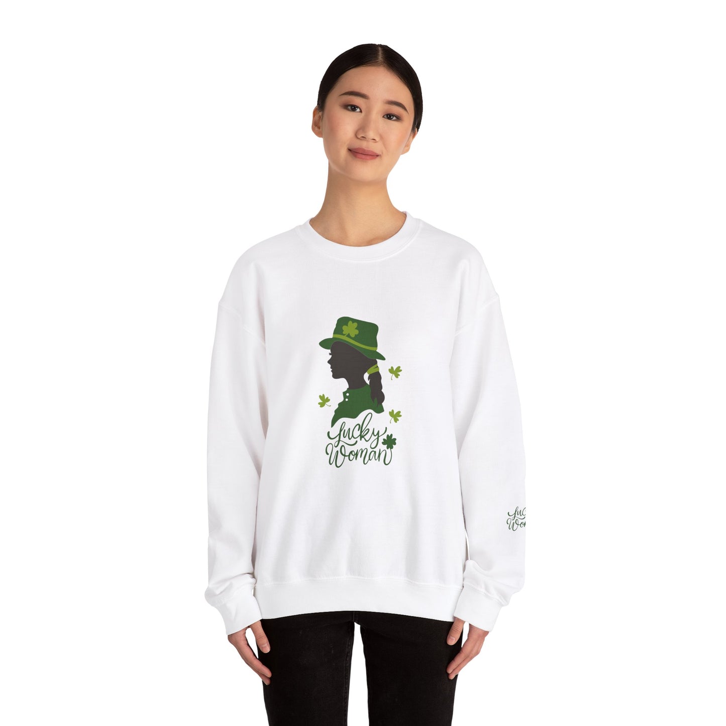 Lucky Woman Women's Heavy Blend™ Crewneck Sweatshirt