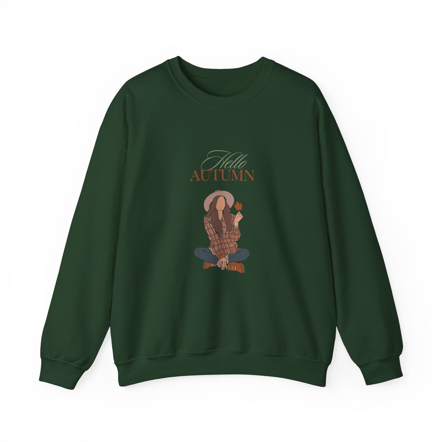 Brown Autumn Women's Heavy Blend™ Crewneck Sweatshirt