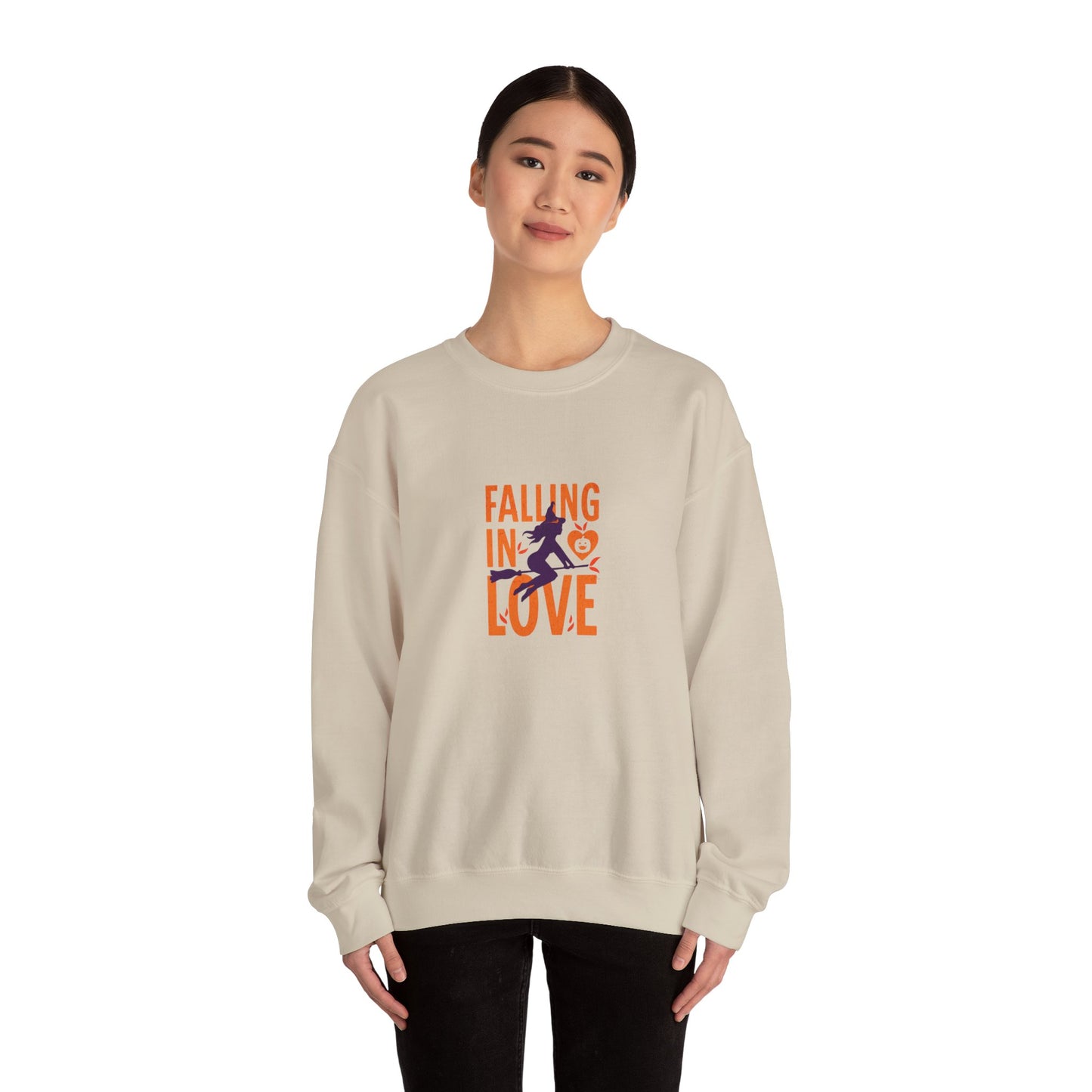 Falling In Love Women's Heavy Blend™ Crewneck Sweatshirt