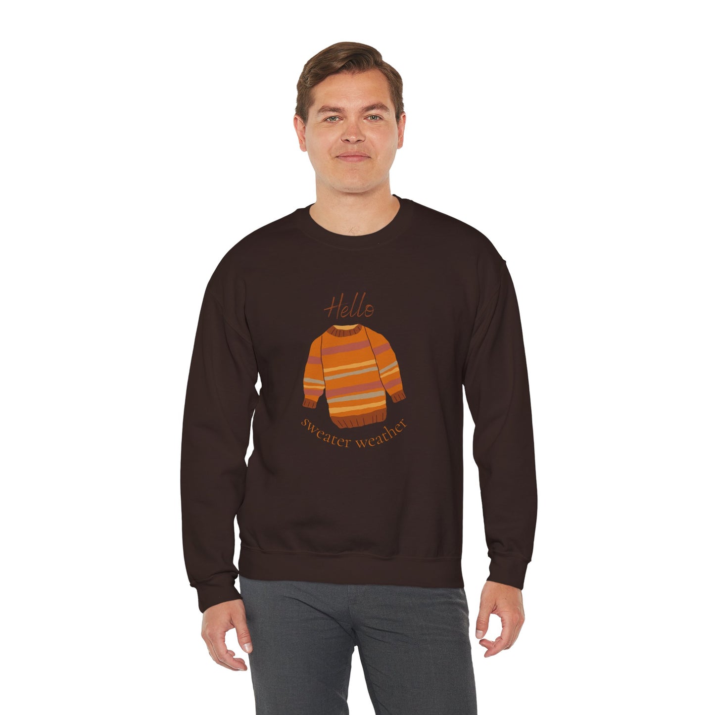 Hello Sweater Weather Unisex Heavy Blend™ Crewneck Sweatshirt