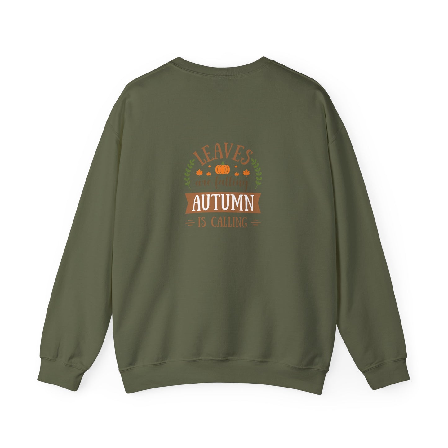 Leaves Are Falling Autumn Is Calling Unisex Heavy Blend™ Crewneck Sweatshirt