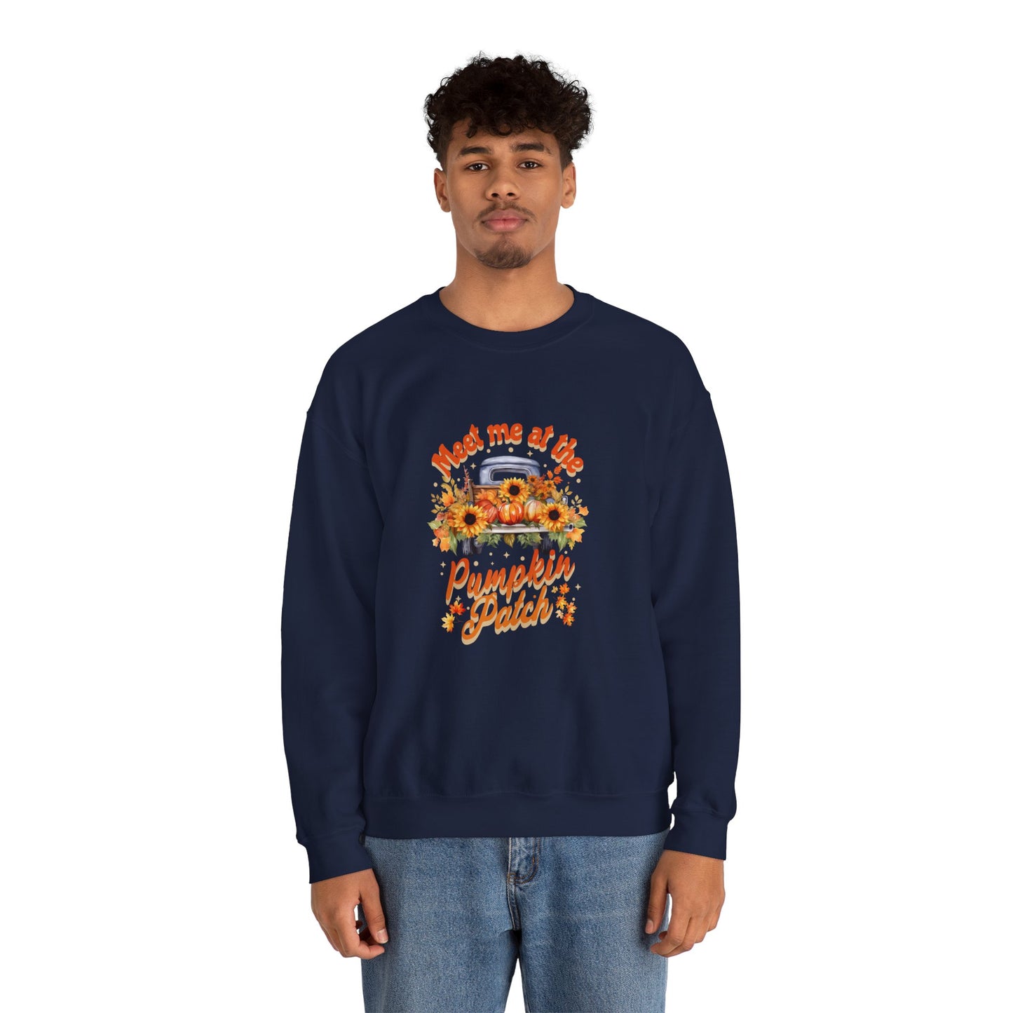 Meet Me At The Pumpkin Patch Unisex Heavy Blend™ Crewneck Sweatshirt