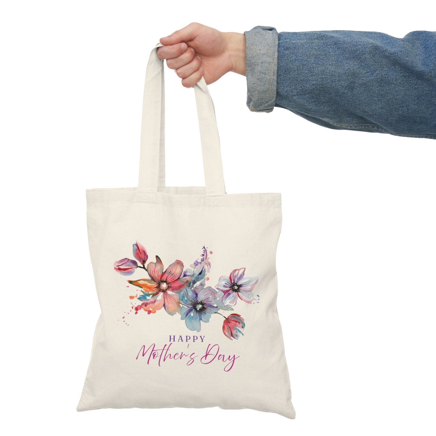 Happy Mother's Day Natural Tote Bag