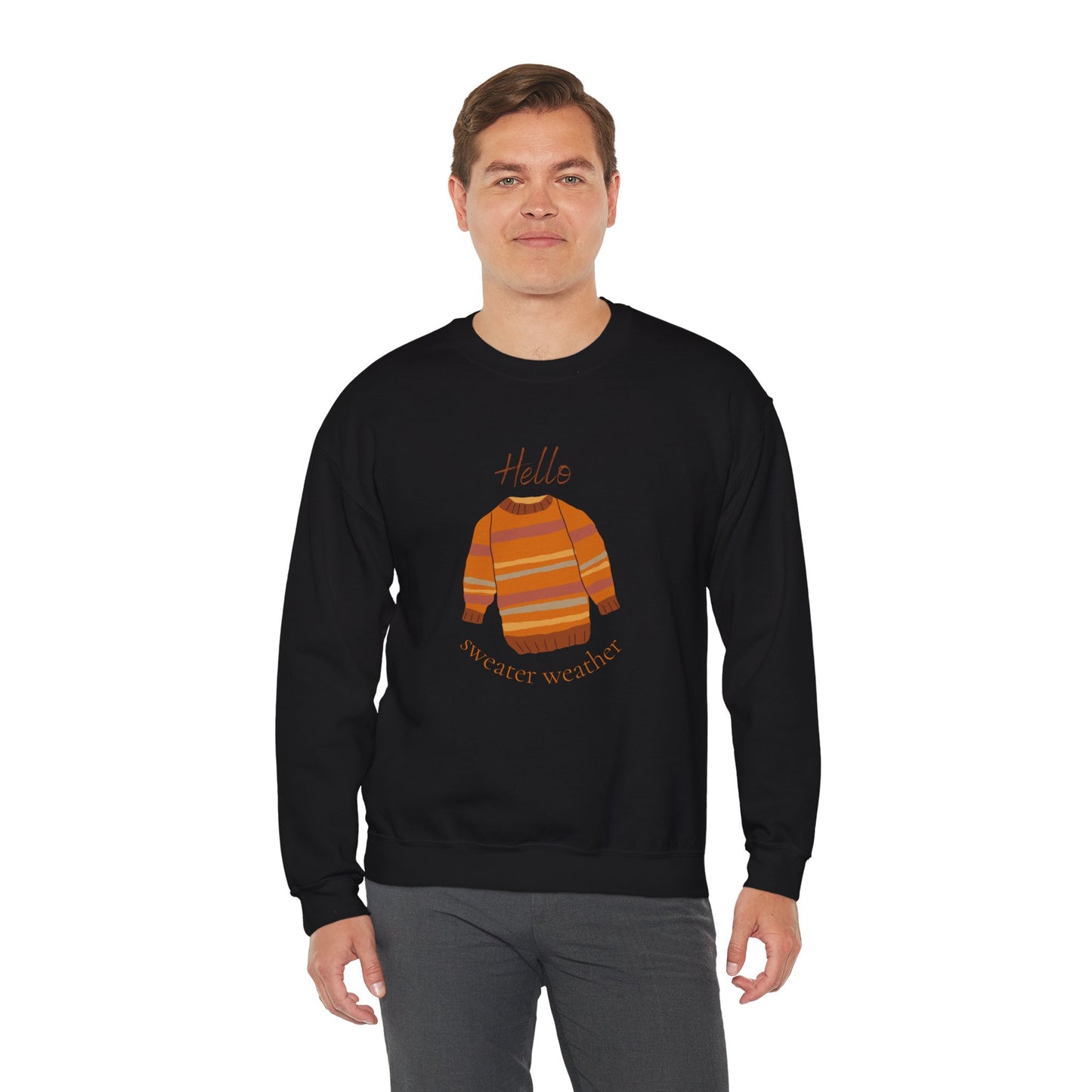 Hello Sweater Weather Unisex Heavy Blend™ Crewneck Sweatshirt