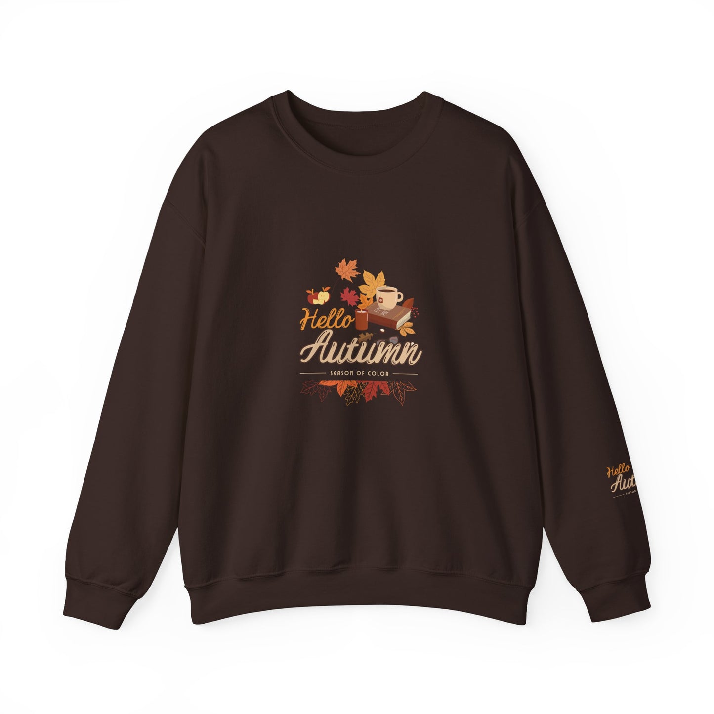 Hello Autumn Season Of Colour Unisex Heavy Blend™ Crewneck Sweatshirt