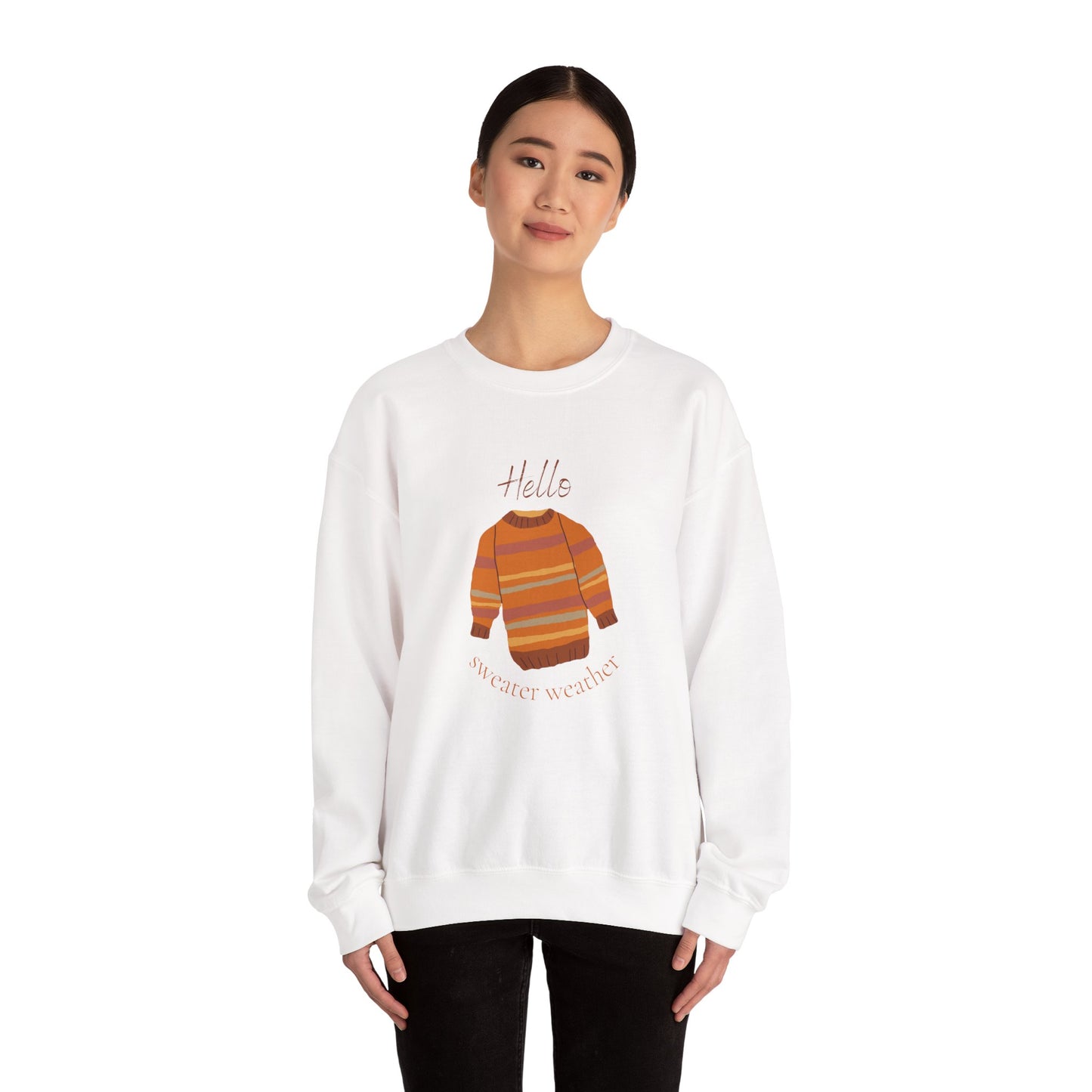 Hello Sweater Weather Unisex Heavy Blend™ Crewneck Sweatshirt