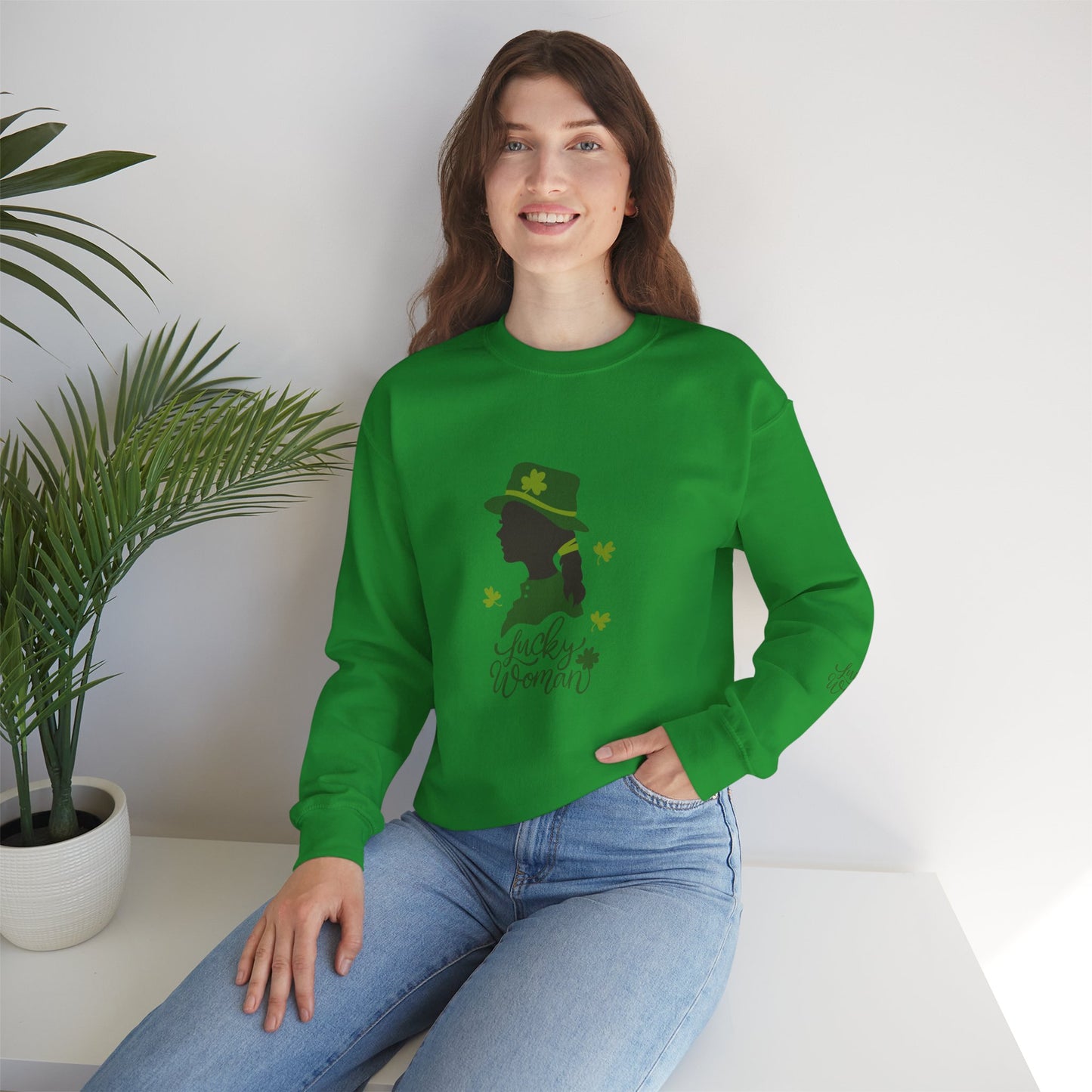 Lucky Woman Women's Heavy Blend™ Crewneck Sweatshirt