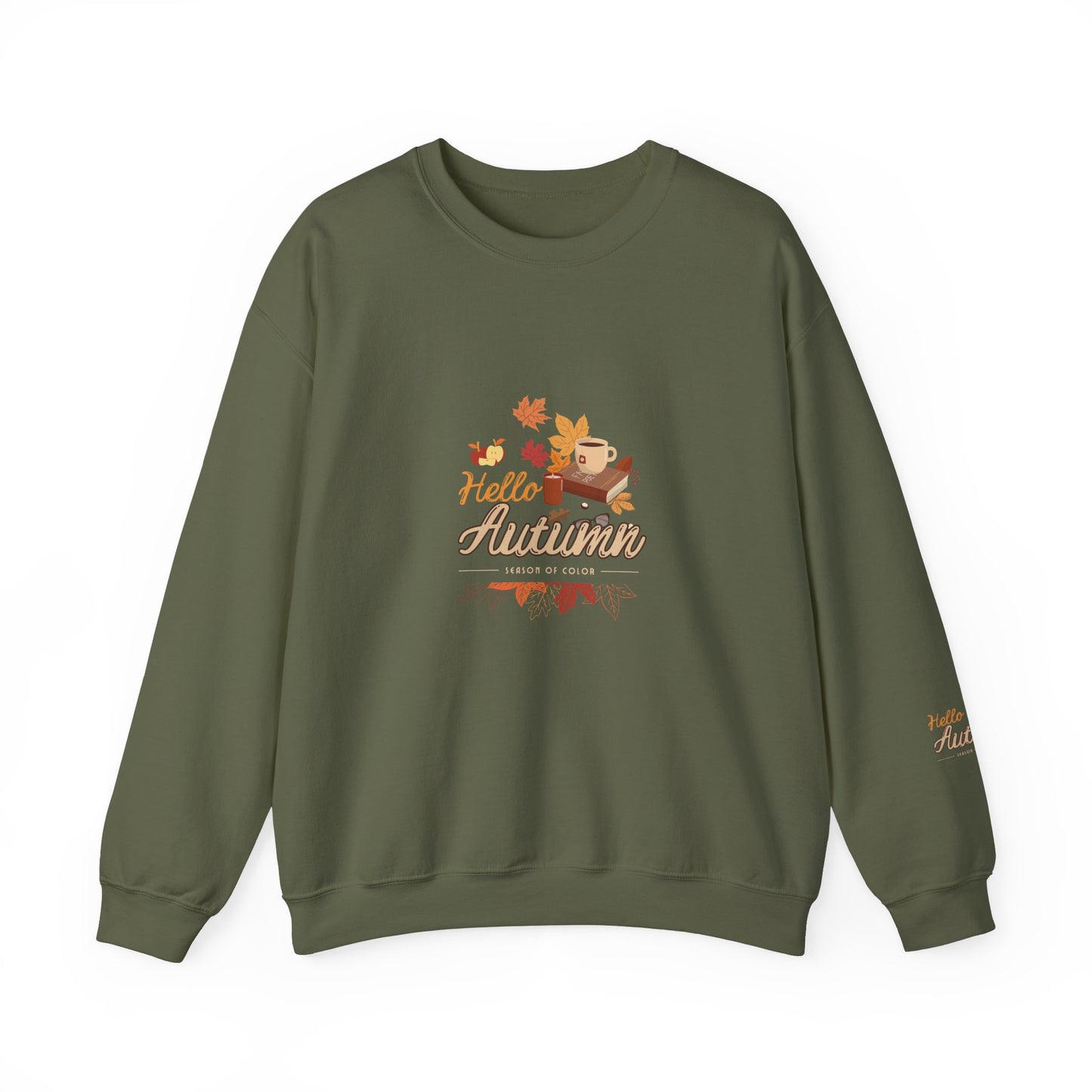 Hello Autumn Season Of Colour Unisex Heavy Blend™ Crewneck Sweatshirt