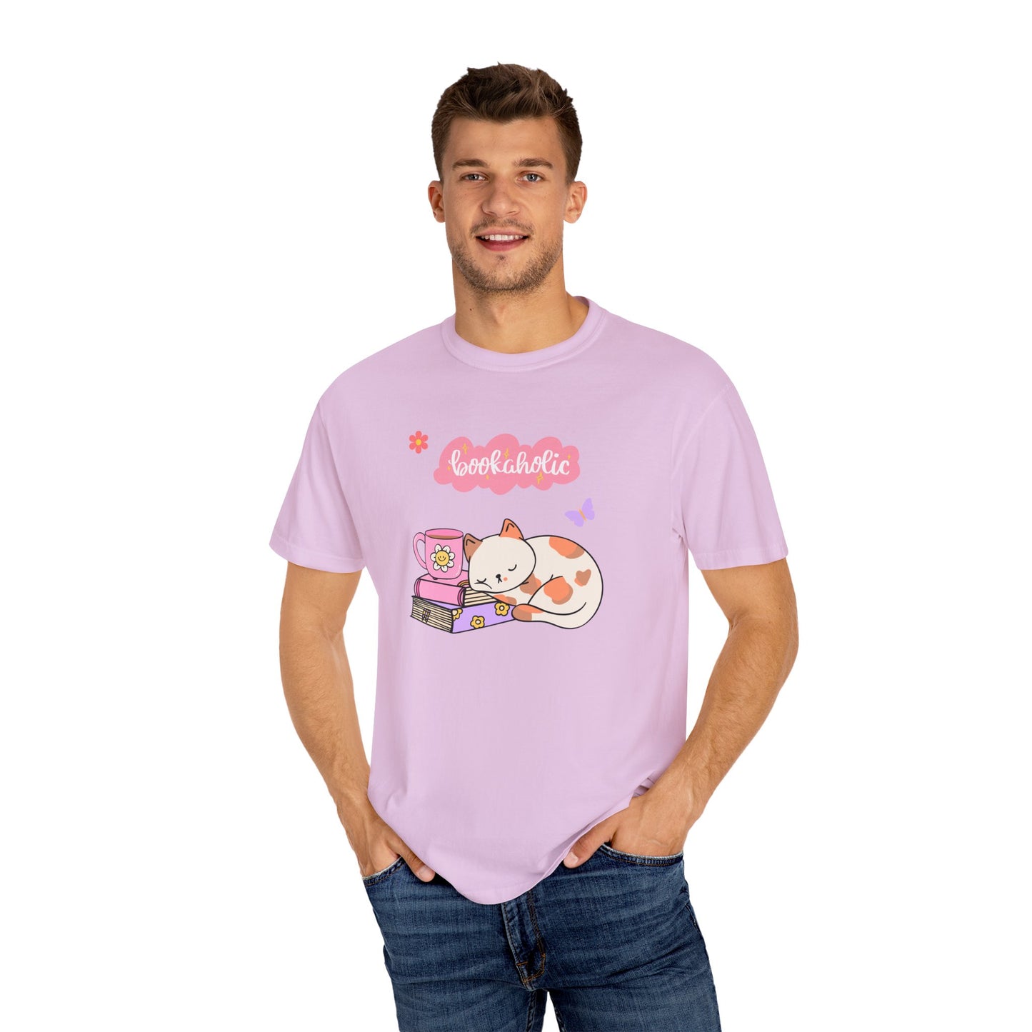 Bookaholic Unisex Garment-Dyed T-shirt