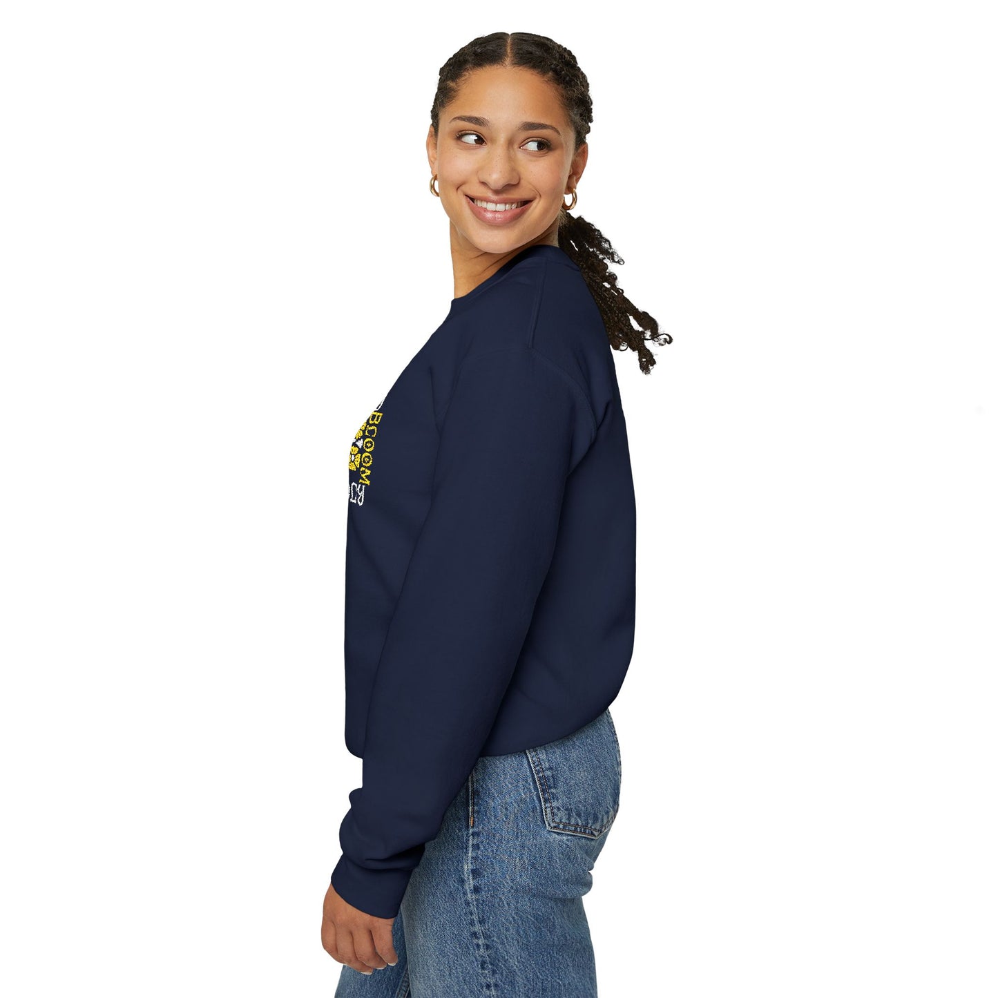Bloom Wildly Unisex Heavy Blend™ Crewneck Sweatshirt (Embroidery Decoration)