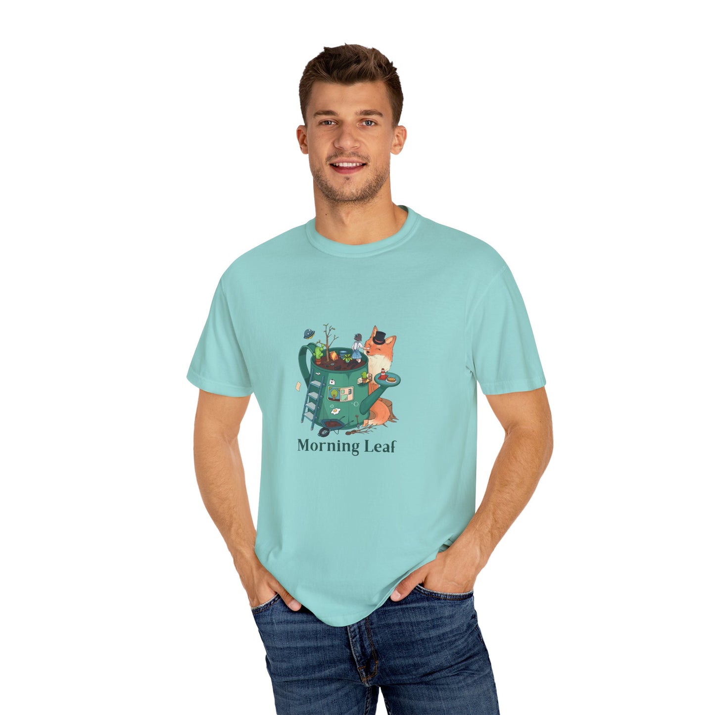 Morning Leaf Unisex Garment-Dyed T-shirt