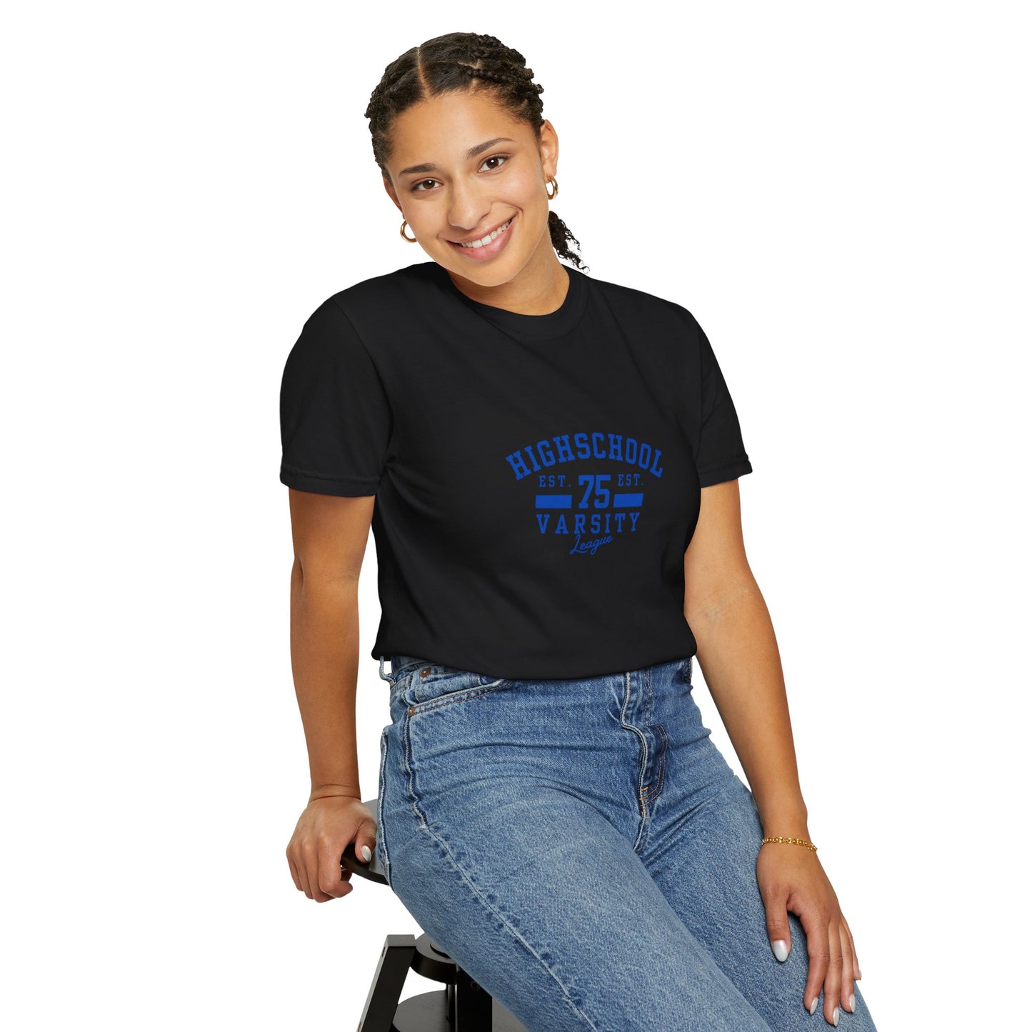 High School Varsity League Unisex Garment-Dyed T-shirt