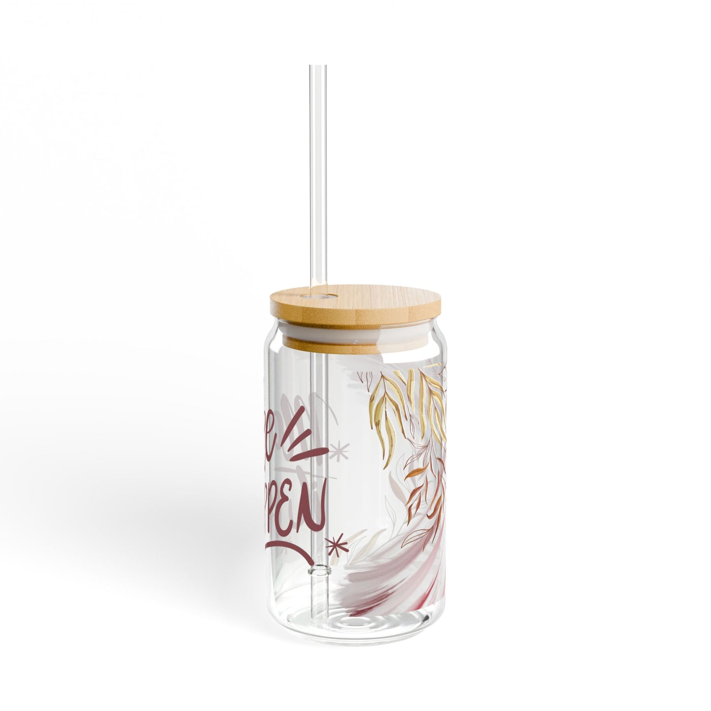 Make It Happen Sipper Glass, 16oz
