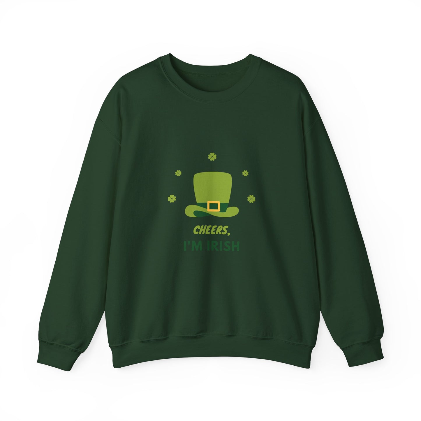 Cheers I'm Irish Unisex Heavy Blend™ Crewneck Sweatshirt