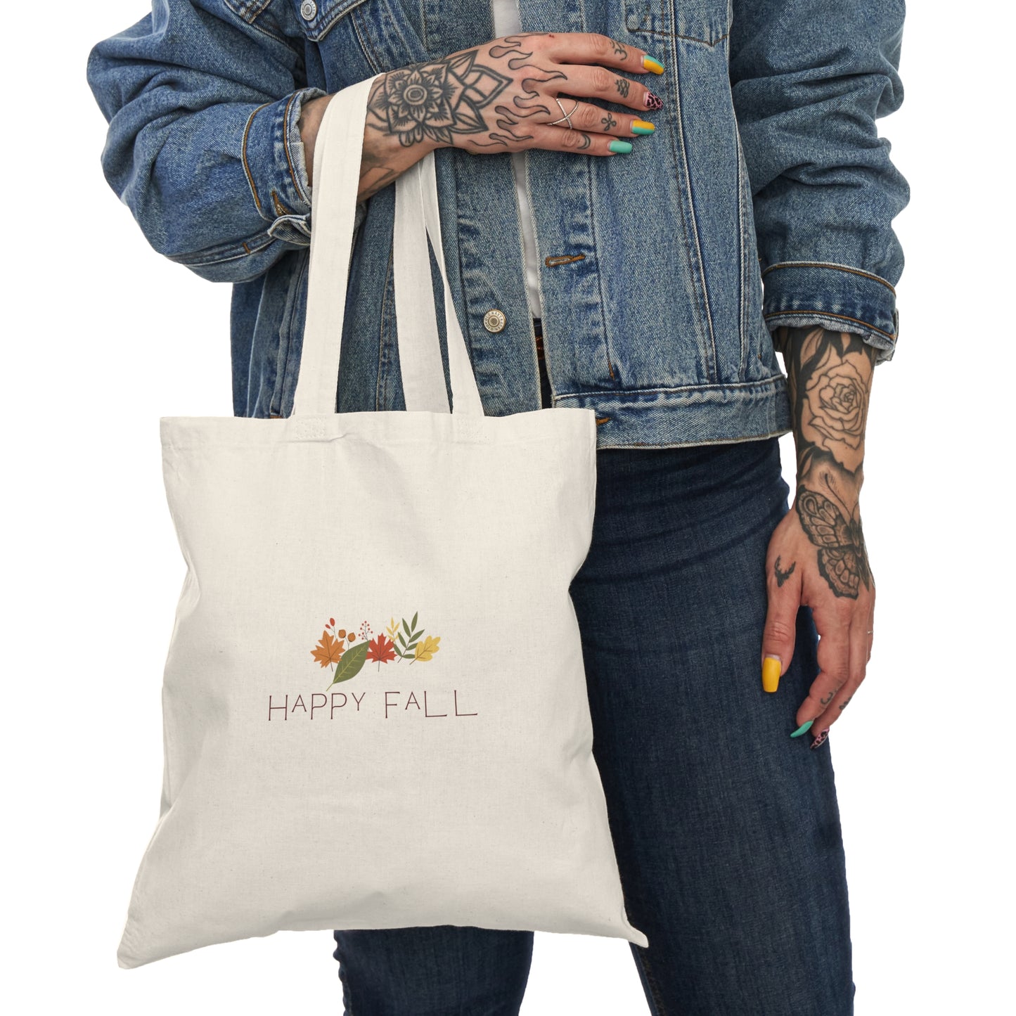 Fall Natural Tote Bag