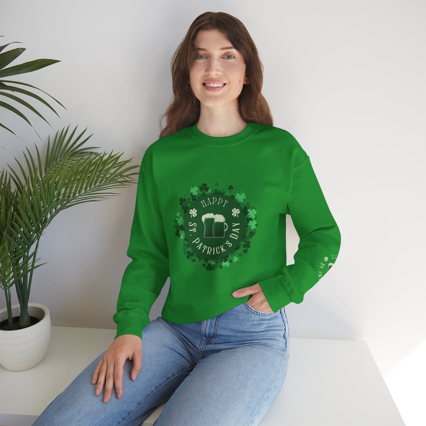 St. Patrick's Day Unisex Heavy Blend™ Crewneck Sweatshirt