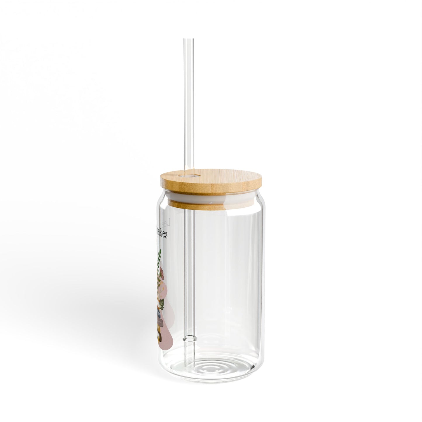 Learning Takes Time Sipper Glass, 16oz