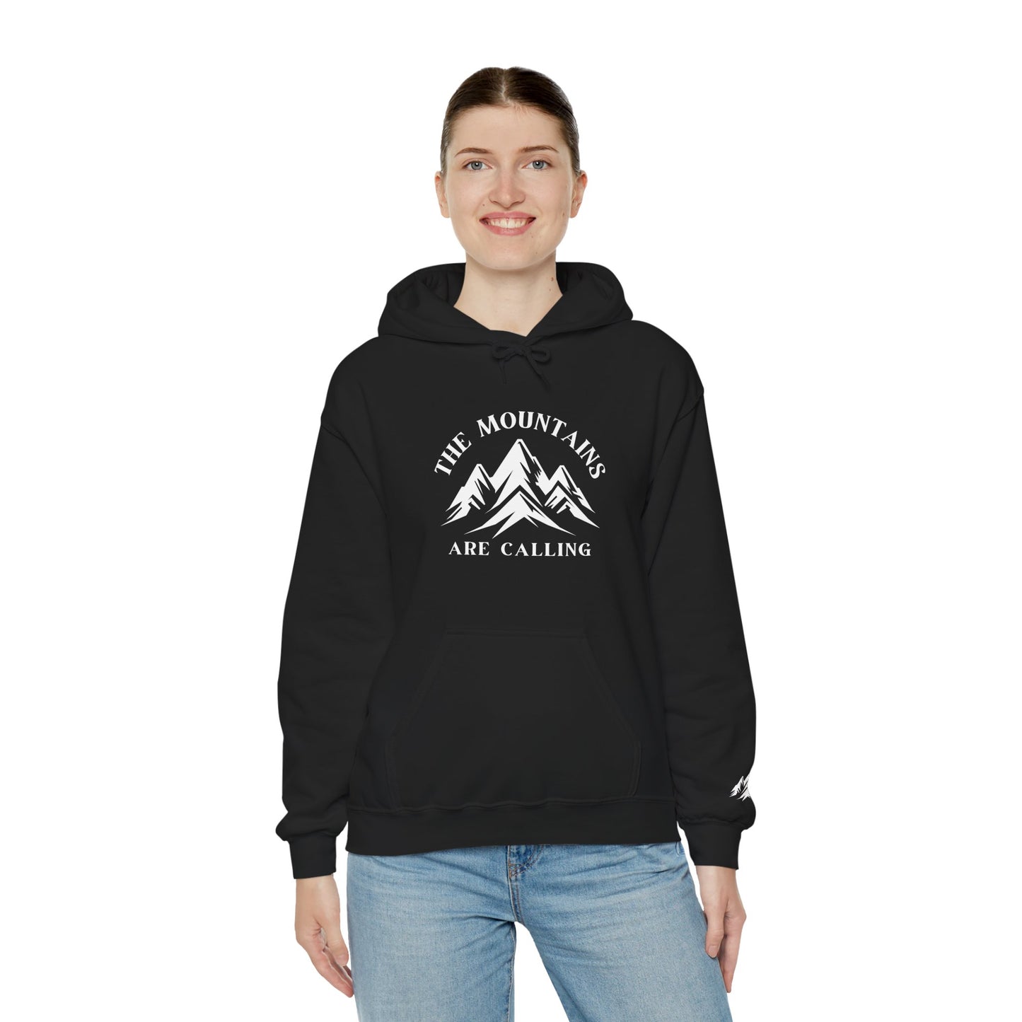 The Mountains Are Calling Unisex Heavy Blend™ Hooded Sweatshirt