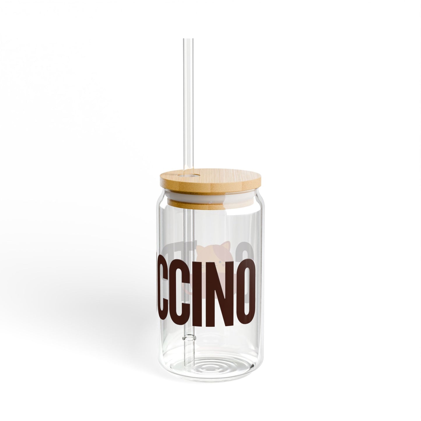 Catupccino Sipper Glass, 16oz