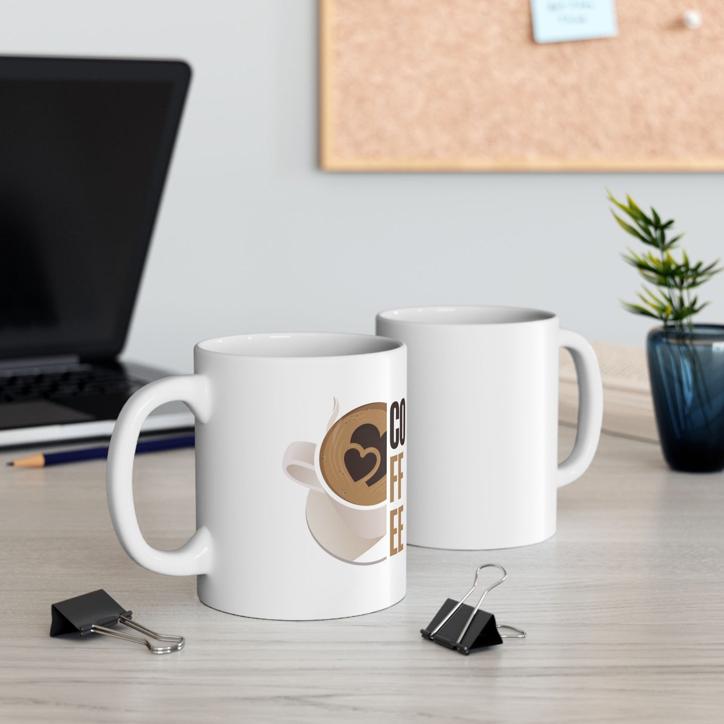 Coffee Ceramic Mug, (11oz, 15oz)