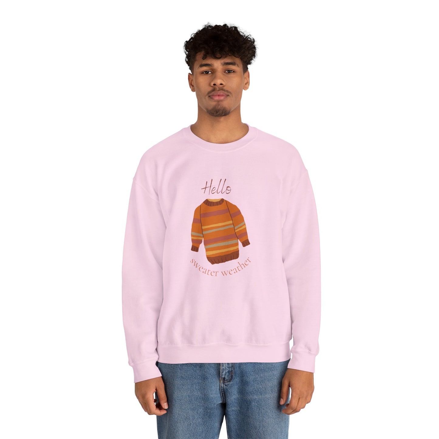 Hello Sweater Weather Unisex Heavy Blend™ Crewneck Sweatshirt