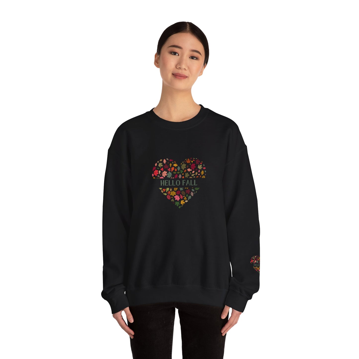 Hello Fall Women's Heavy Blend™ Crewneck Sweatshirt