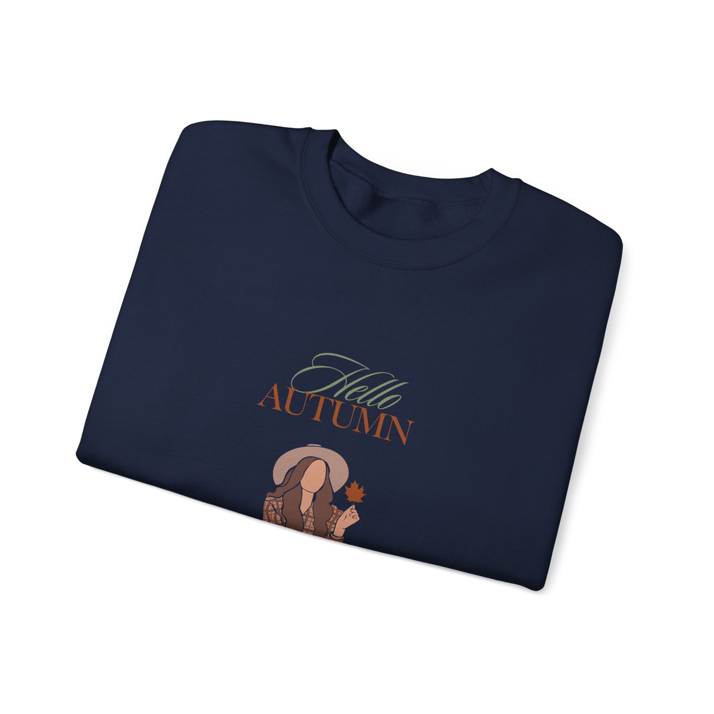 Brown Autumn Women's Heavy Blend™ Crewneck Sweatshirt