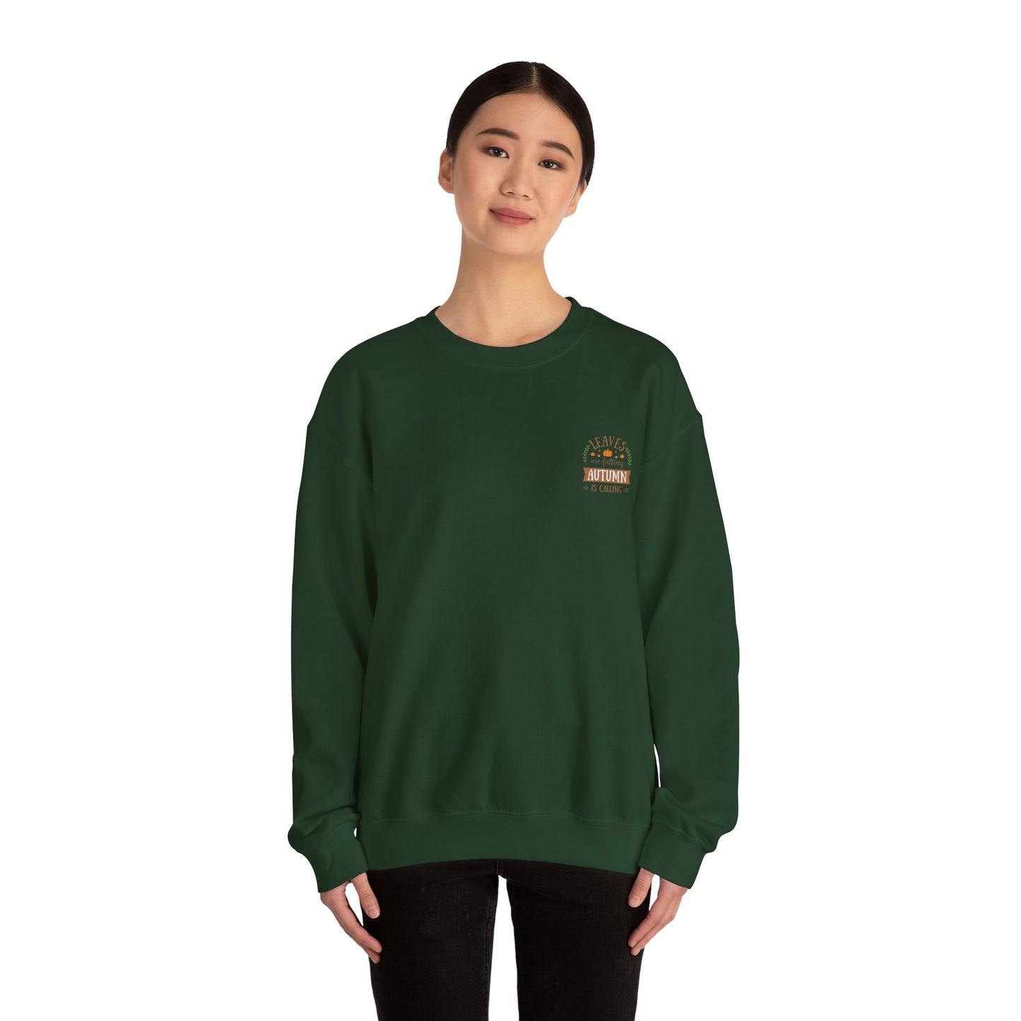 Leaves Are Falling Autumn Is Calling Unisex Heavy Blend™ Crewneck Sweatshirt
