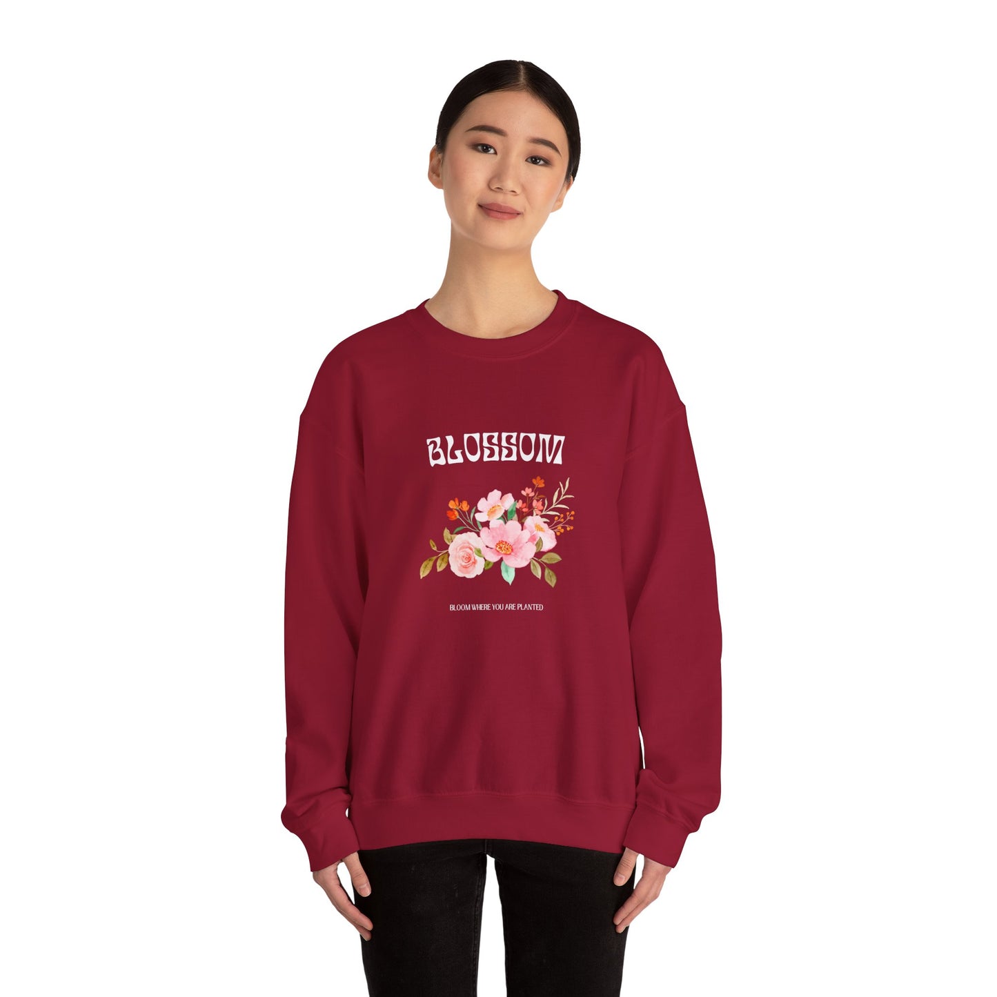 Blossom Women's Heavy Blend™ Crewneck Sweatshirt