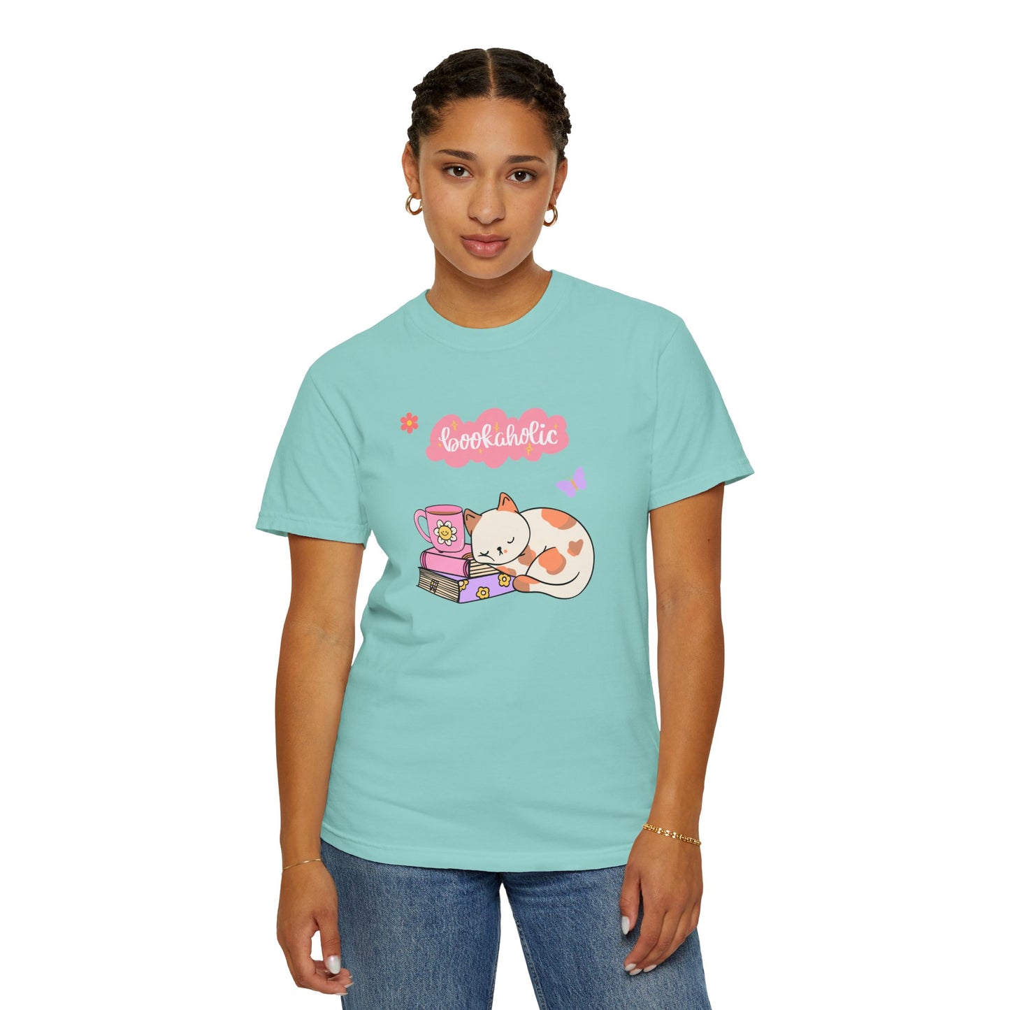 Bookaholic Unisex Garment-Dyed T-shirt