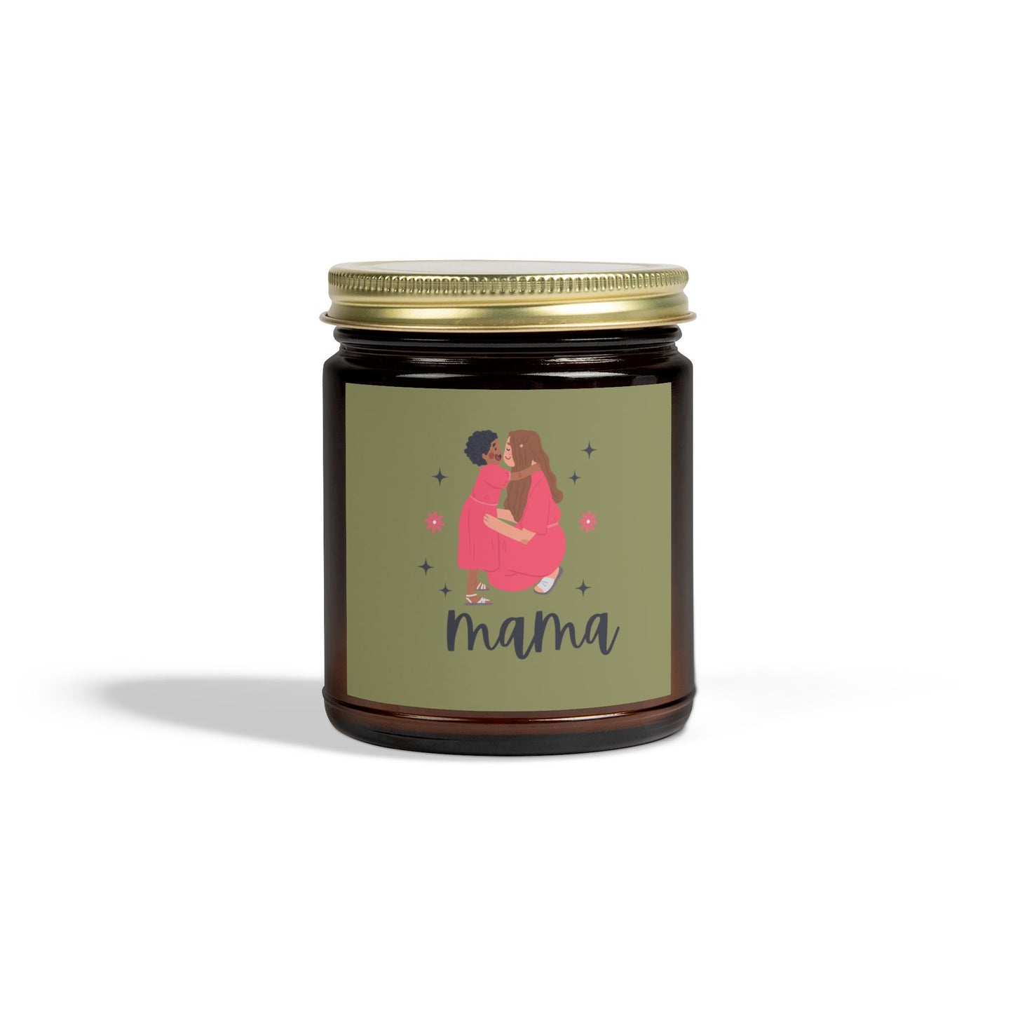 Mama Fraser Fir Scented Candles, Coconut Apricot Wax (9oz)
