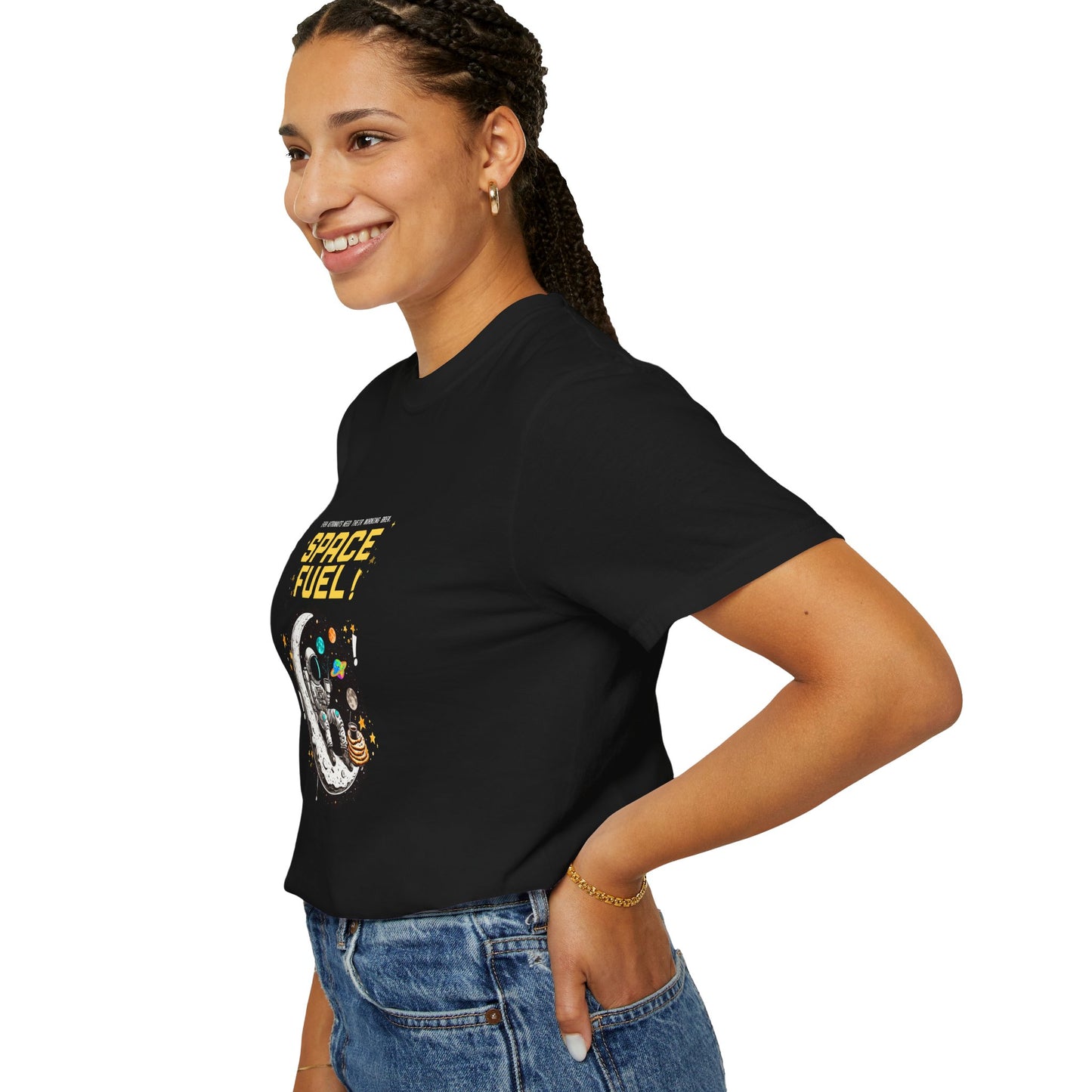 Space Fuel Unisex Garment-Dyed T-shirt
