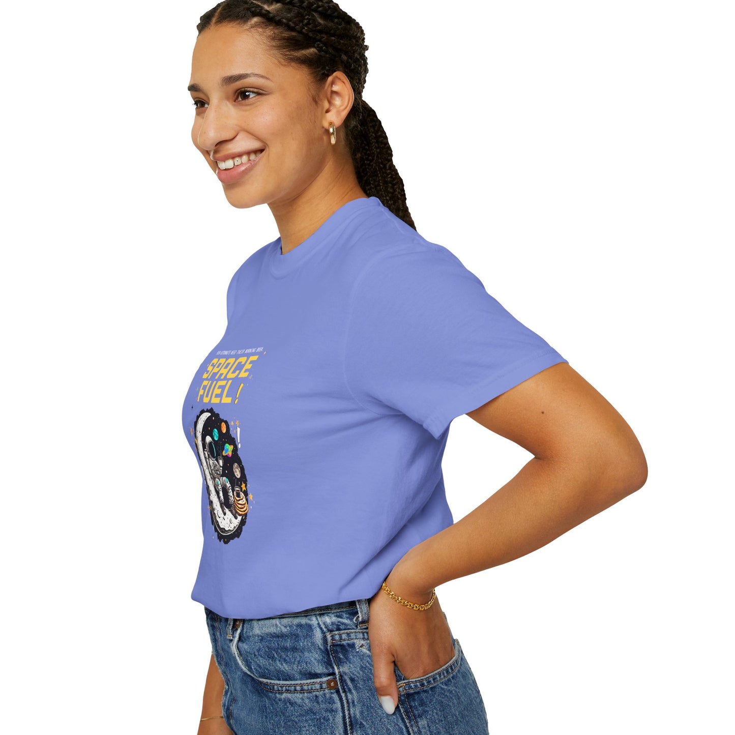 Space Fuel Unisex Garment-Dyed T-shirt