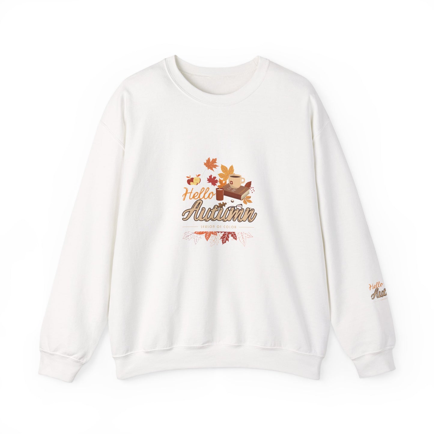 Hello Autumn Season Of Colour Unisex Heavy Blend™ Crewneck Sweatshirt