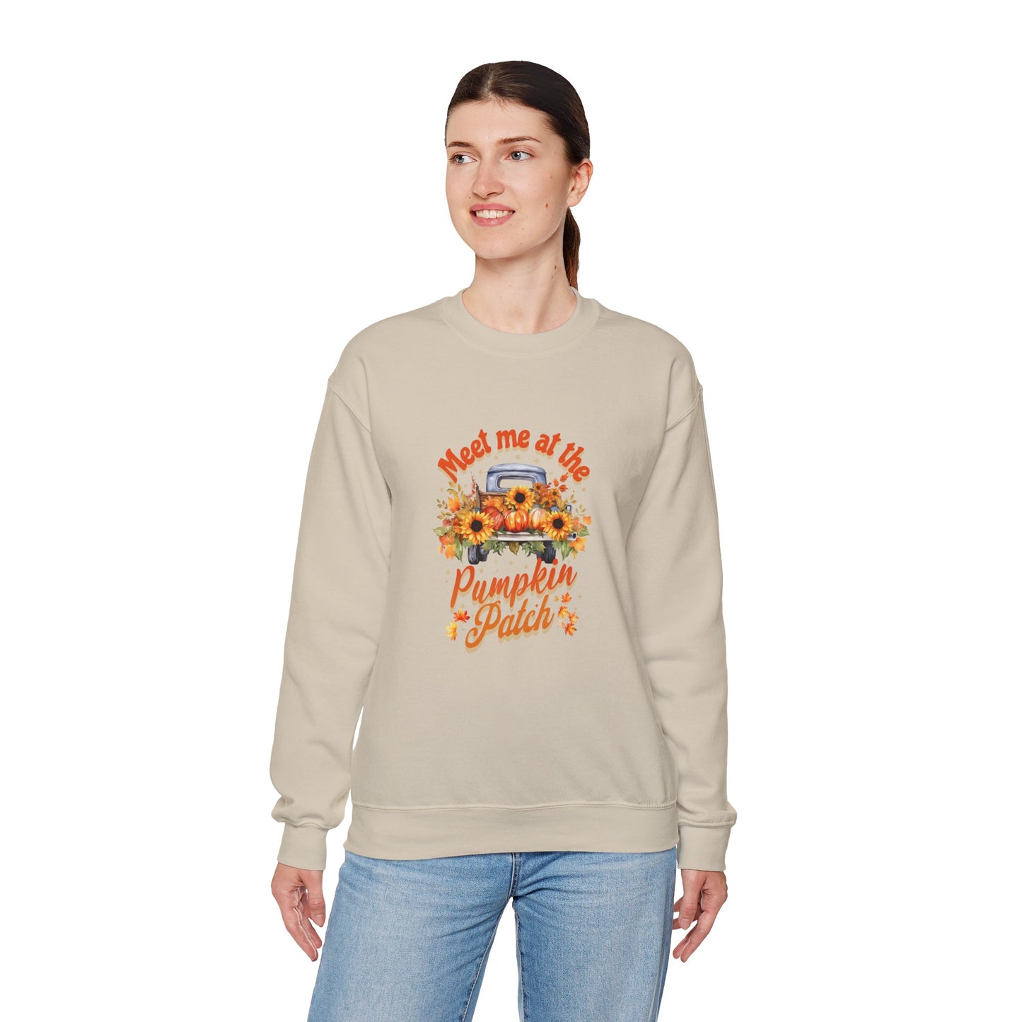 Meet Me At The Pumpkin Patch Unisex Heavy Blend™ Crewneck Sweatshirt