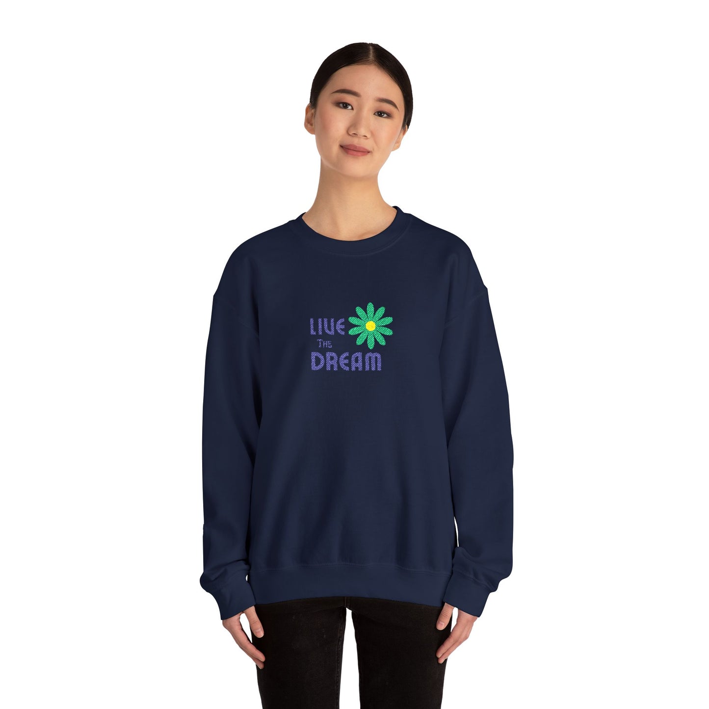 Live The Dream Unisex Heavy Blend™ Crewneck Sweatshirt