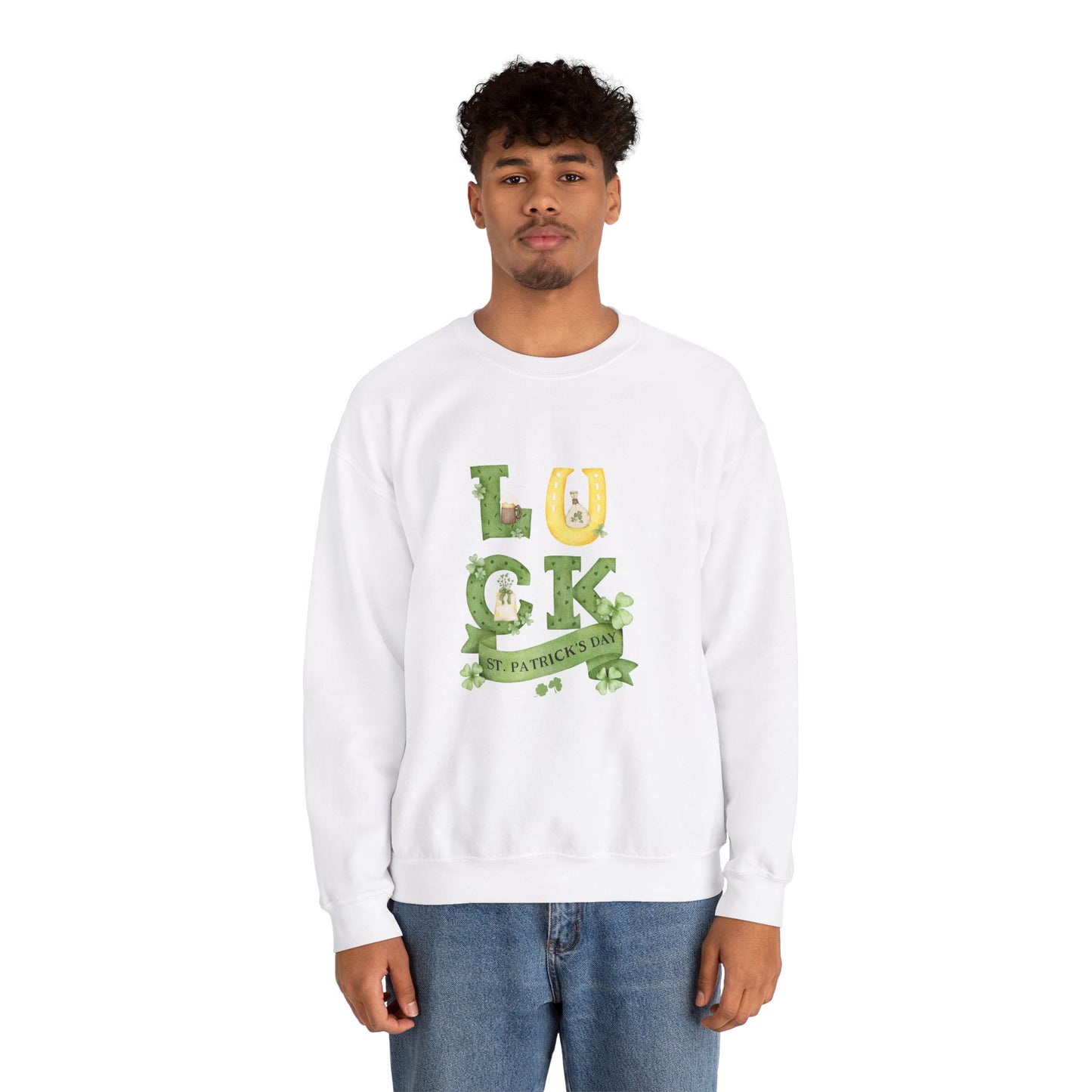Luck Unisex Heavy Blend™ Crewneck Sweatshirt