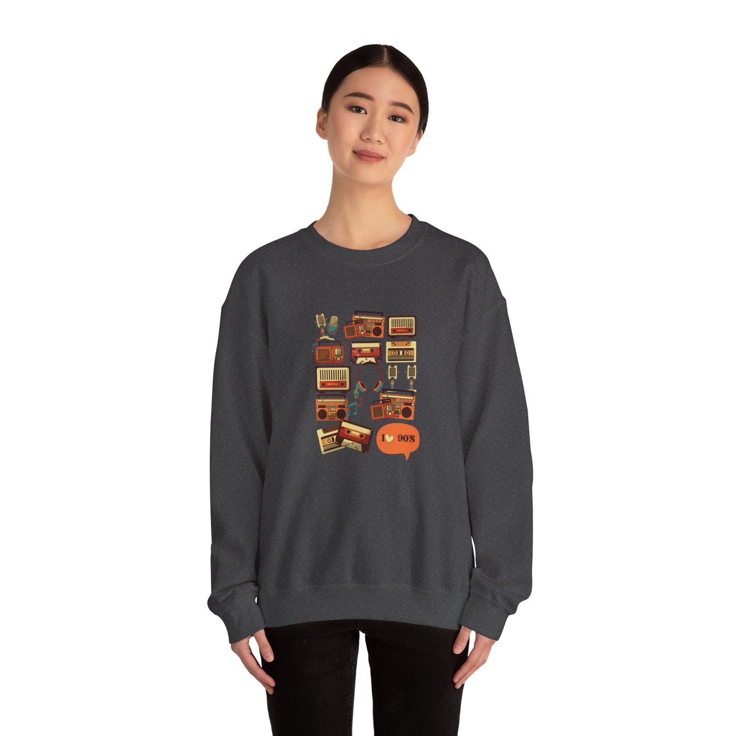 I Love 90's Unisex Heavy Blend™ Crewneck Sweatshirt