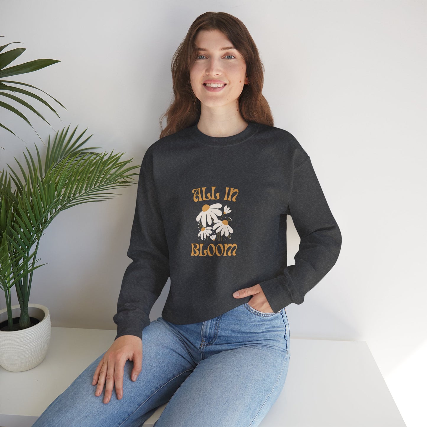 All In Bloom Women's Heavy Blend™ Crewneck Sweatshirt
