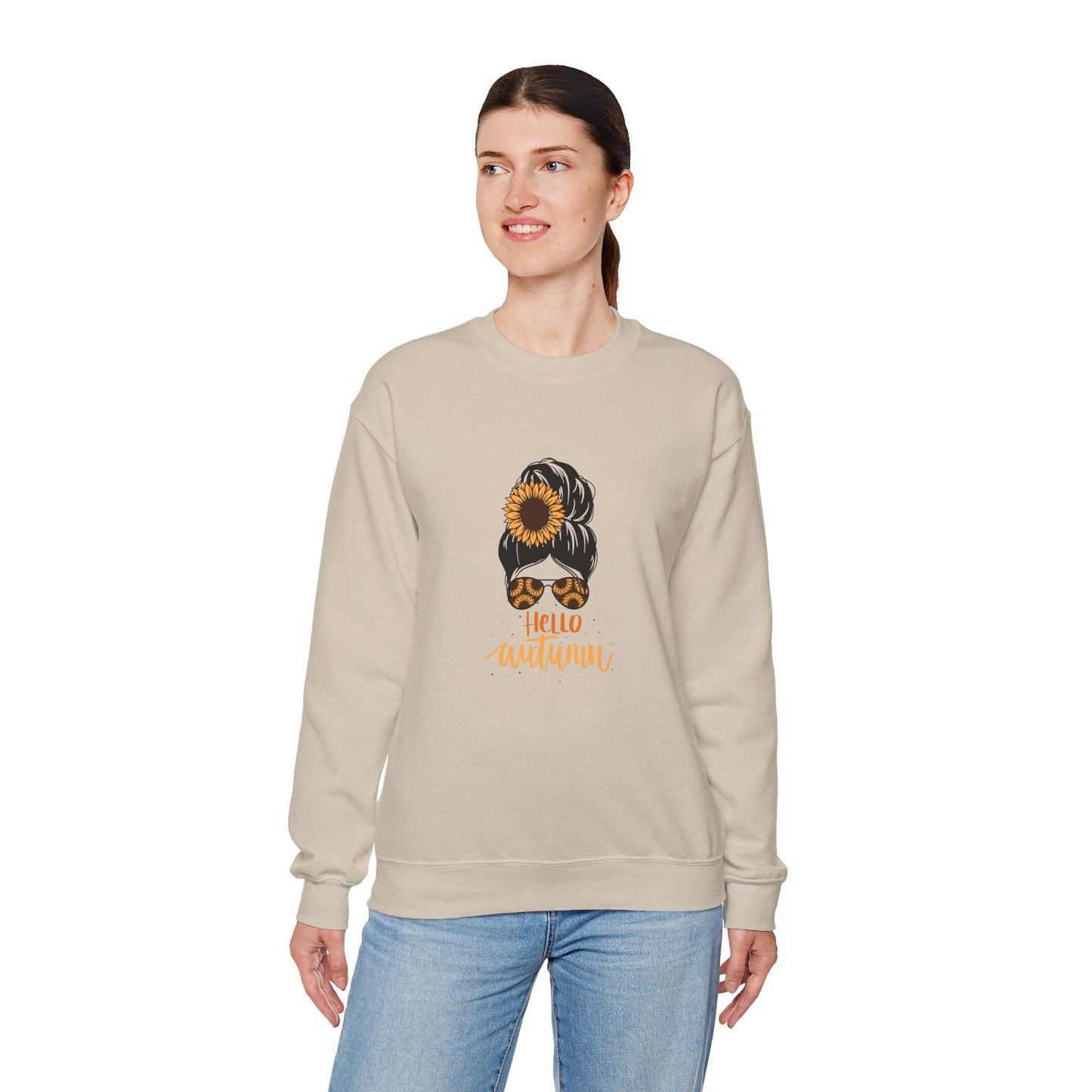 Hello Autumn Women's Heavy Blend™ Crewneck Sweatshirt